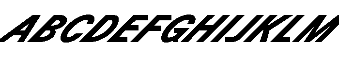 GTPlanar Italic45Black Font UPPERCASE