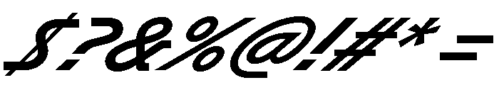 GTPlanar Italic45Bold 2 Font OTHER CHARS