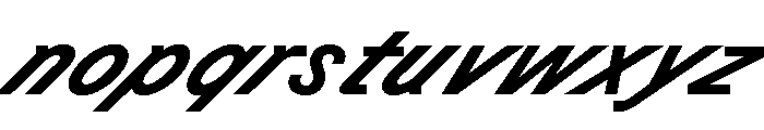 GTPlanar Italic45Bold 2 Font LOWERCASE
