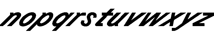 GTPlanar Italic45Bold Font LOWERCASE