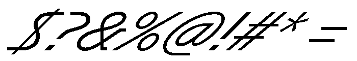 GTPlanar Italic45Light Font OTHER CHARS