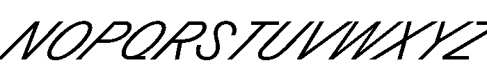 GTPlanar Italic45Light Font UPPERCASE