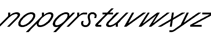 GTPlanar Italic45Light Font LOWERCASE