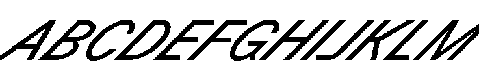 GTPlanar Italic45Regular 2 Font UPPERCASE