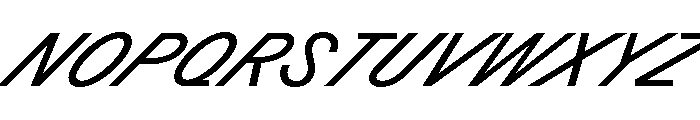 GTPlanar Italic45Regular Font UPPERCASE