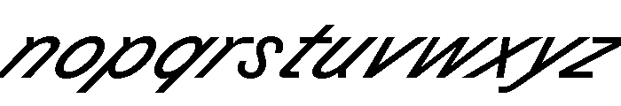 GTPlanar Italic45Regular Font LOWERCASE