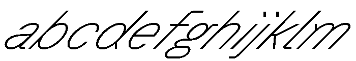 GTPlanar Italic45Thin 2 FONT