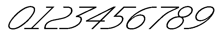 GTPlanar Italic45Thin Font OTHER CHARS