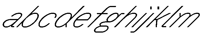 GTPlanar Italic45Thin FONT