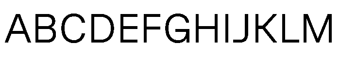 GTPlanar Light Font UPPERCASE