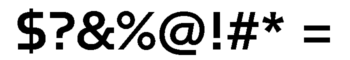 GTPlanar Medium Font OTHER CHARS