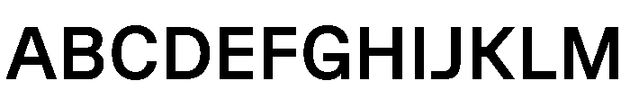 GTPlanar Medium Font UPPERCASE