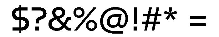 GTPlanar Regular Font OTHER CHARS