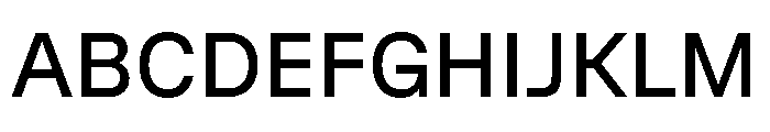 GTPlanar Regular Font UPPERCASE