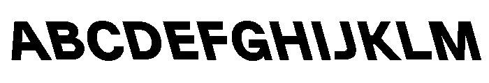 GTPlanar Retalic15Black 2 Font UPPERCASE