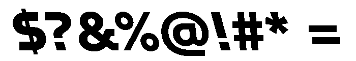 GTPlanar Retalic15Black Font OTHER CHARS