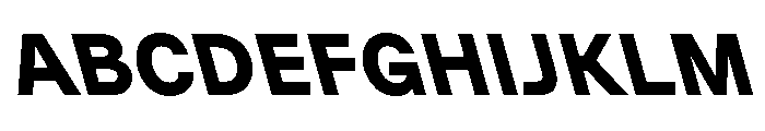 GTPlanar Retalic15Black Font UPPERCASE