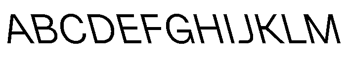 GTPlanar Retalic15Light 2 Font UPPERCASE