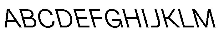 GTPlanar Retalic15Light Font UPPERCASE