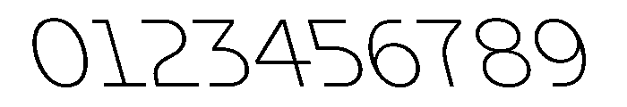 GTPlanar Retalic15Thin 2 Font OTHER CHARS