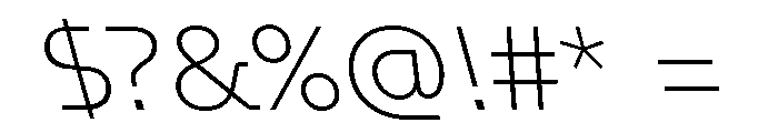 GTPlanar Retalic15Thin 2 Font OTHER CHARS