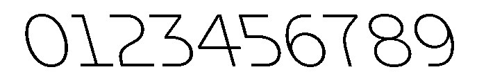 GTPlanar Retalic15Thin Font OTHER CHARS