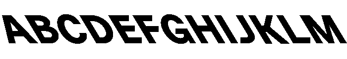 GTPlanar Retalic30Black 2 Font UPPERCASE