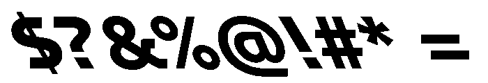 GTPlanar Retalic30Black Font OTHER CHARS