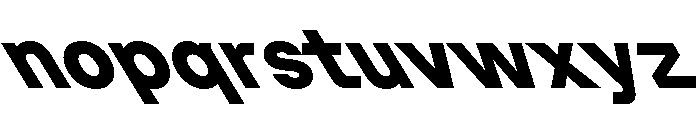 GTPlanar Retalic30Black Font LOWERCASE