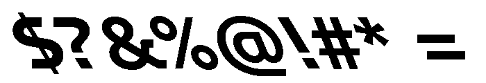 GTPlanar Retalic30Bold 2 Font OTHER CHARS