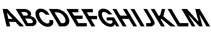 GTPlanar Retalic30Bold 2 Font UPPERCASE