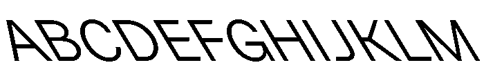 GTPlanar Retalic30Light Font UPPERCASE