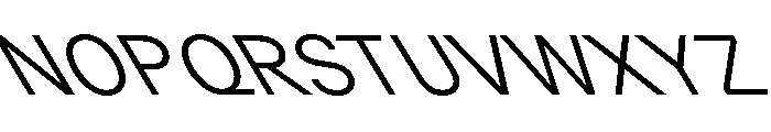 GTPlanar Retalic30Light Font UPPERCASE