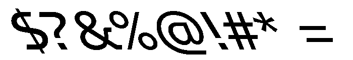 GTPlanar Retalic30Regular 2 Font OTHER CHARS
