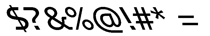 GTPlanar Retalic30Regular Font OTHER CHARS