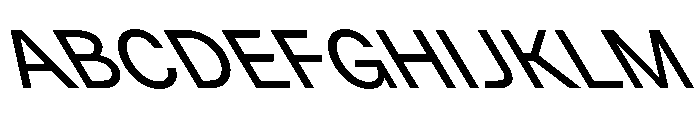 GTPlanar Retalic30Regular Font UPPERCASE