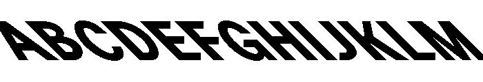 GTPlanar Retalic45Black 2 Font UPPERCASE