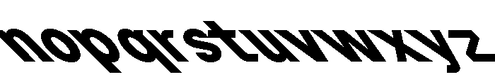 GTPlanar Retalic45Black 2 Font LOWERCASE