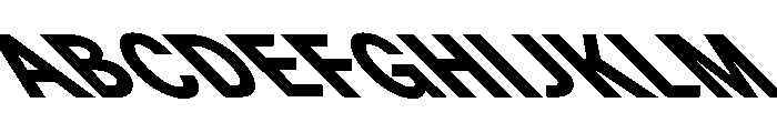GTPlanar Retalic45Black Font UPPERCASE