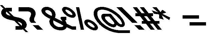 GTPlanar Retalic45Bold Font OTHER CHARS