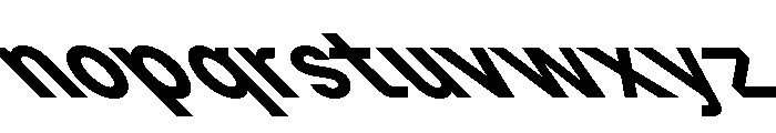 GTPlanar Retalic45Bold Font LOWERCASE