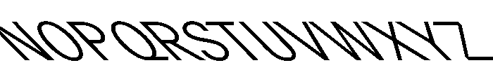 GTPlanar Retalic45Light 2 Font UPPERCASE