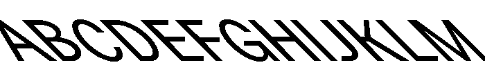 GTPlanar Retalic45Regular 2 Font UPPERCASE