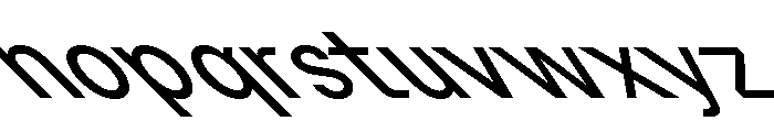 GTPlanar Retalic45Regular 2 Font LOWERCASE