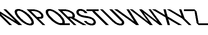GTPlanar Retalic45Regular Font UPPERCASE