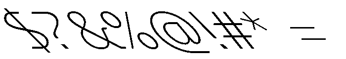 GTPlanar Retalic45Thin Font OTHER CHARS