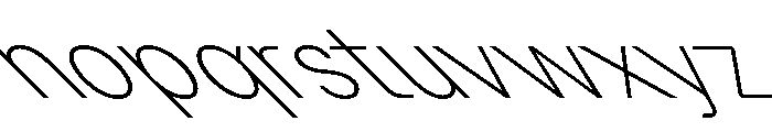 GTPlanar Retalic45Thin Font LOWERCASE