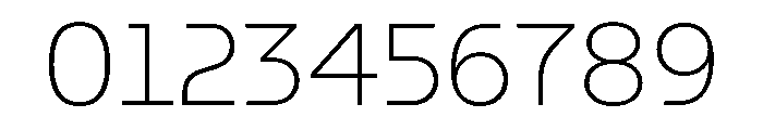 GTPlanar Thin 2 Font OTHER CHARS