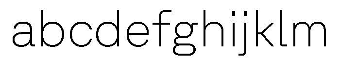 GTPlanar Thin FONT