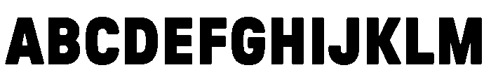 GTPressuraLCGV Black Font UPPERCASE